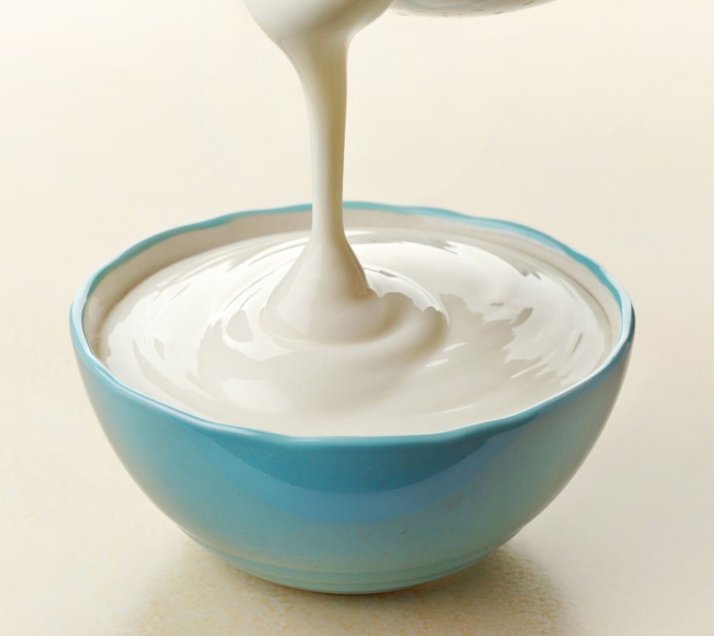 Milk cream bowl