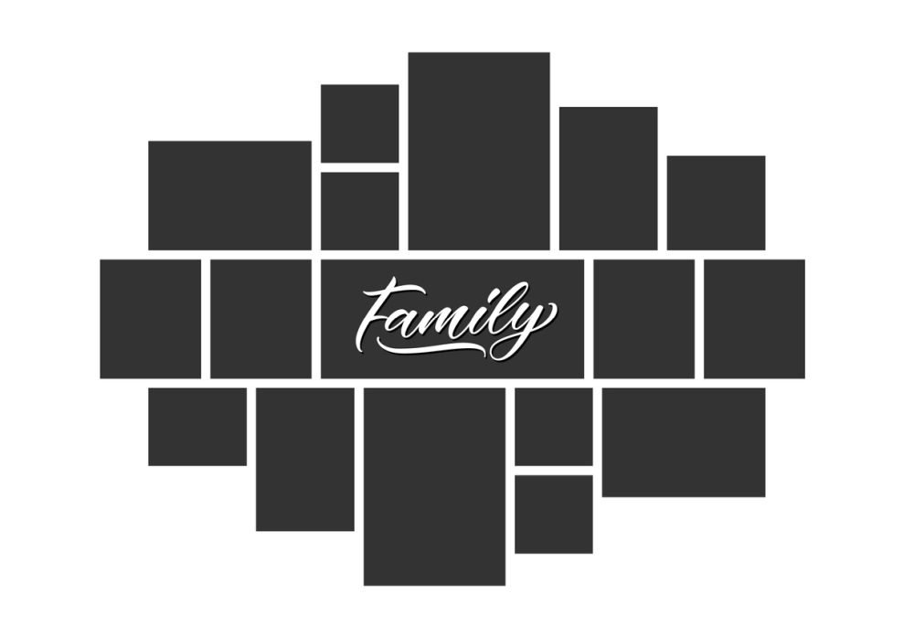 Family photo grid