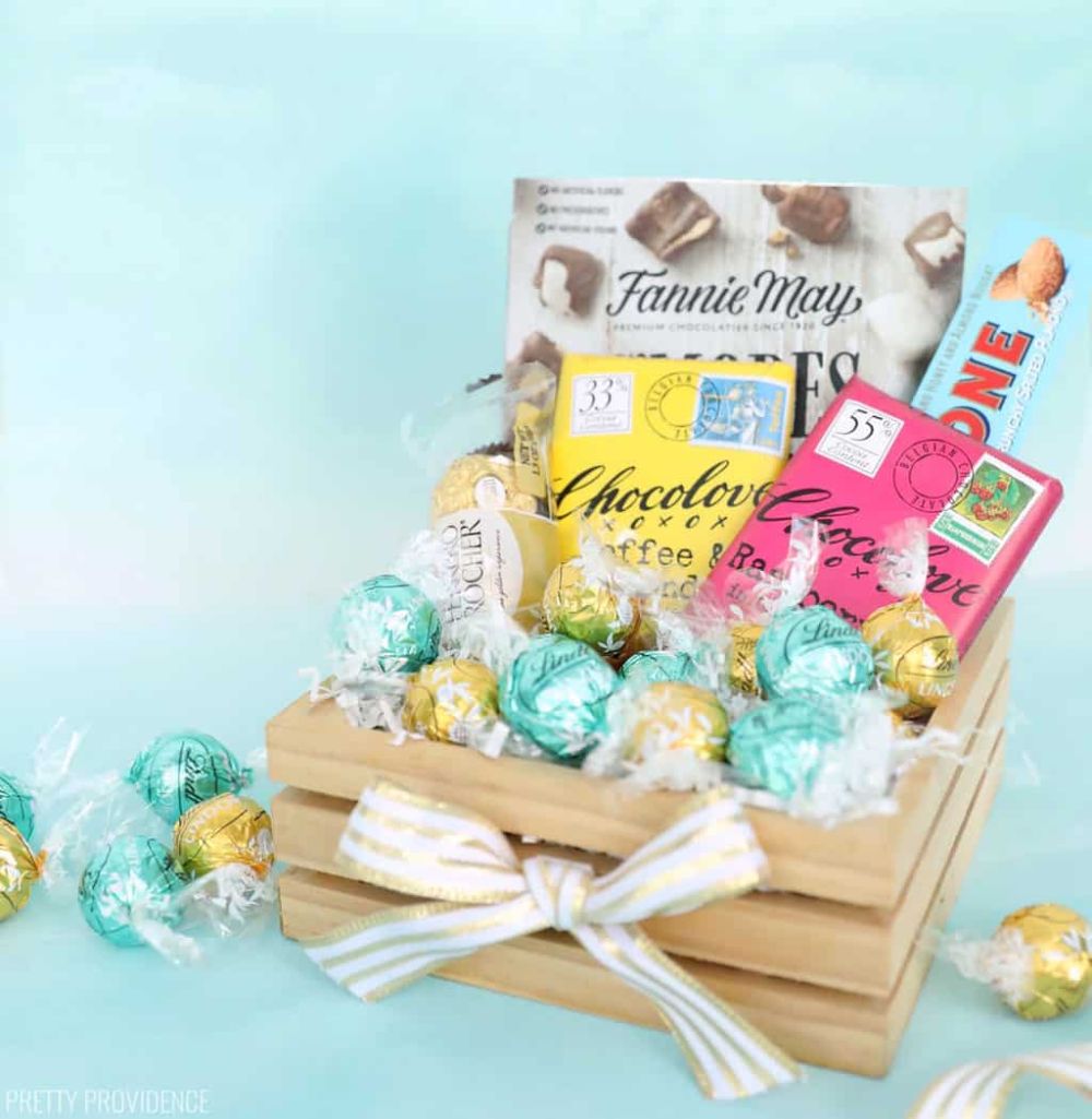 Chocolate gift basket