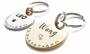Personalized id tags for cat and dog