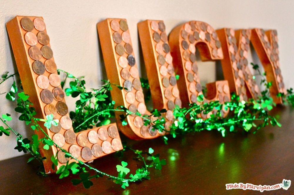 Diy lucky penny letters
