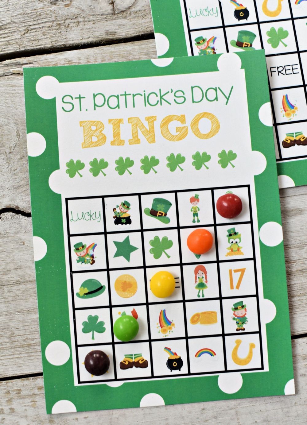 St patricks day bingo game