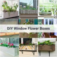 Diy window flower boxes