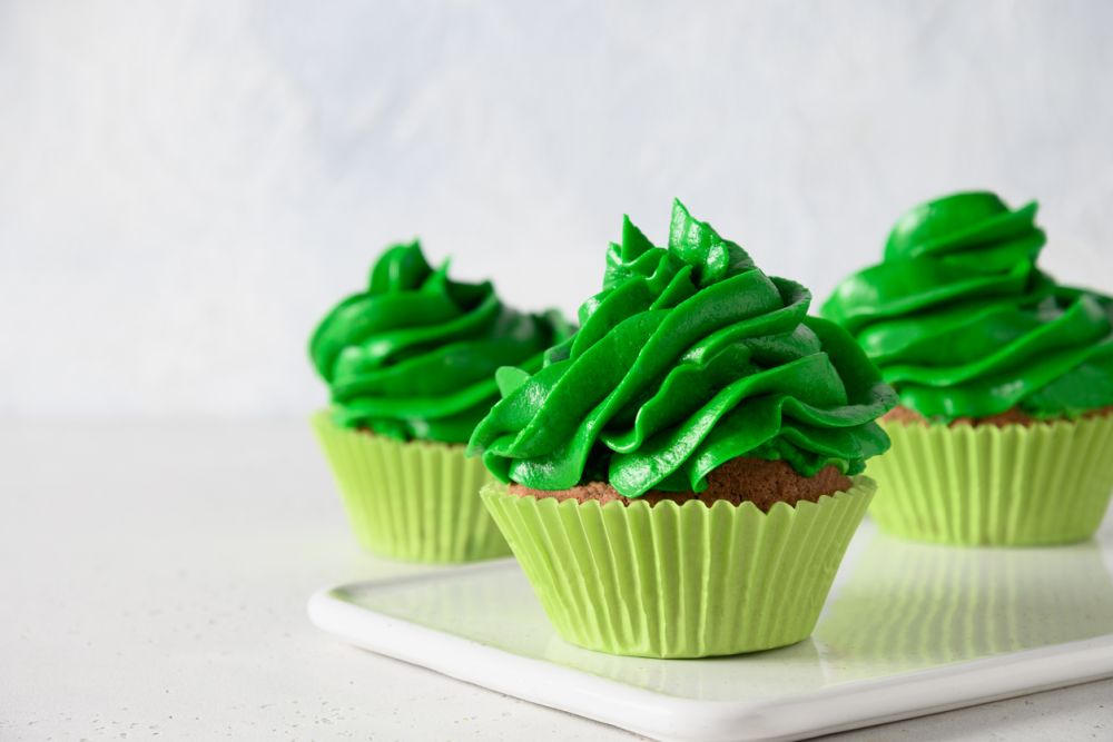 St patrick's day cupcakes