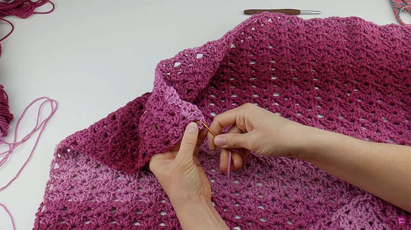 Briar rose blanket crochet pattern
