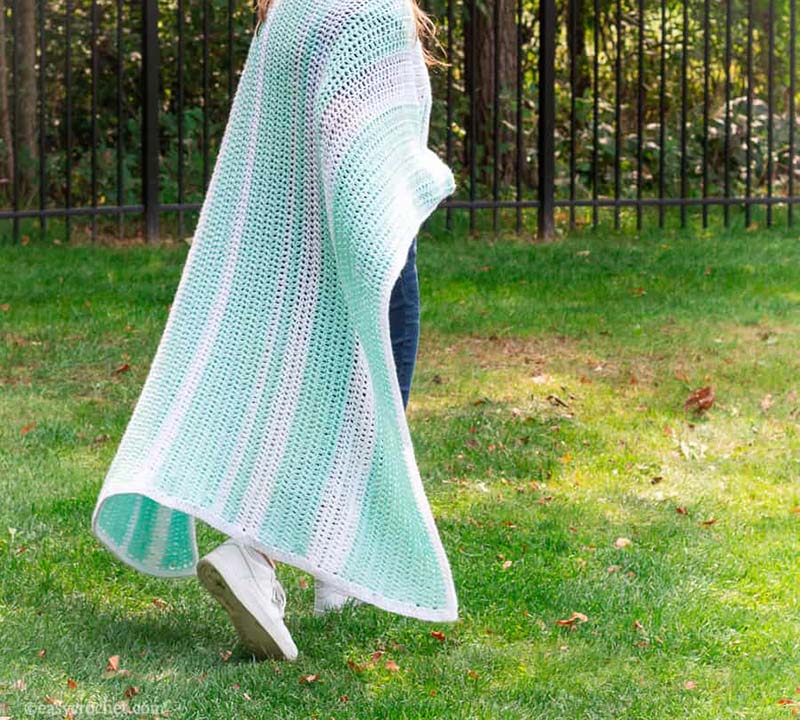 Double crochet blanket pattern