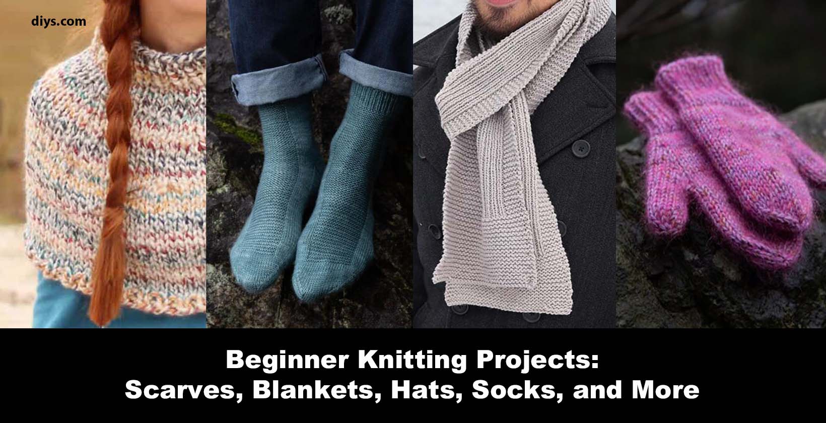 Easy Knitting Patterns for Beginners to Learn to Knit - Craft