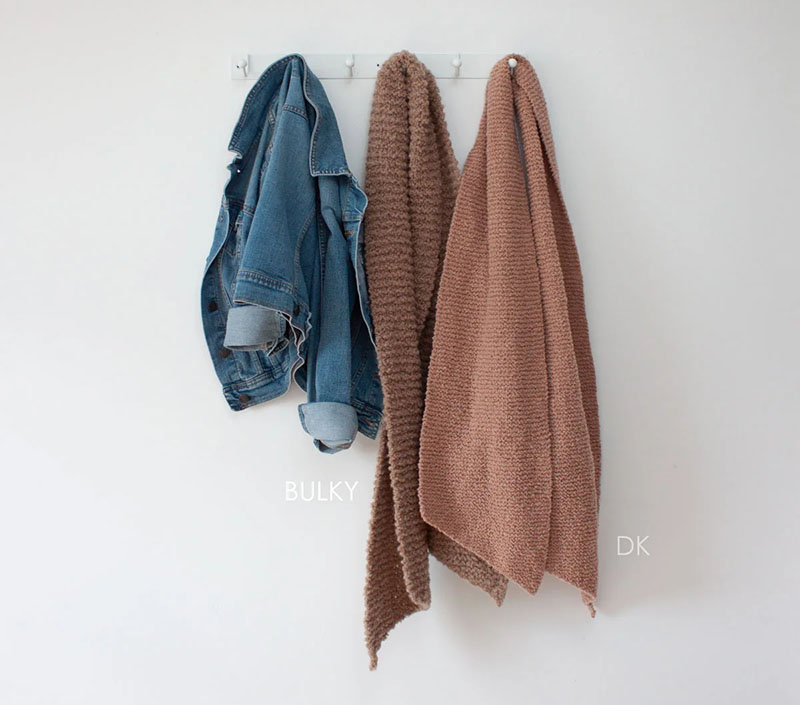 Lawrence scarf beginner knitting pattern