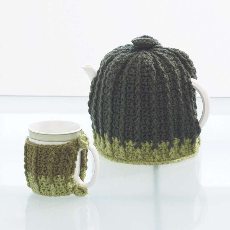 Patons coffee tea or me crochet set